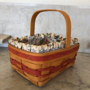 LONGABERGER MOTHER'S DAY 1994 Basket, Liner & Protector